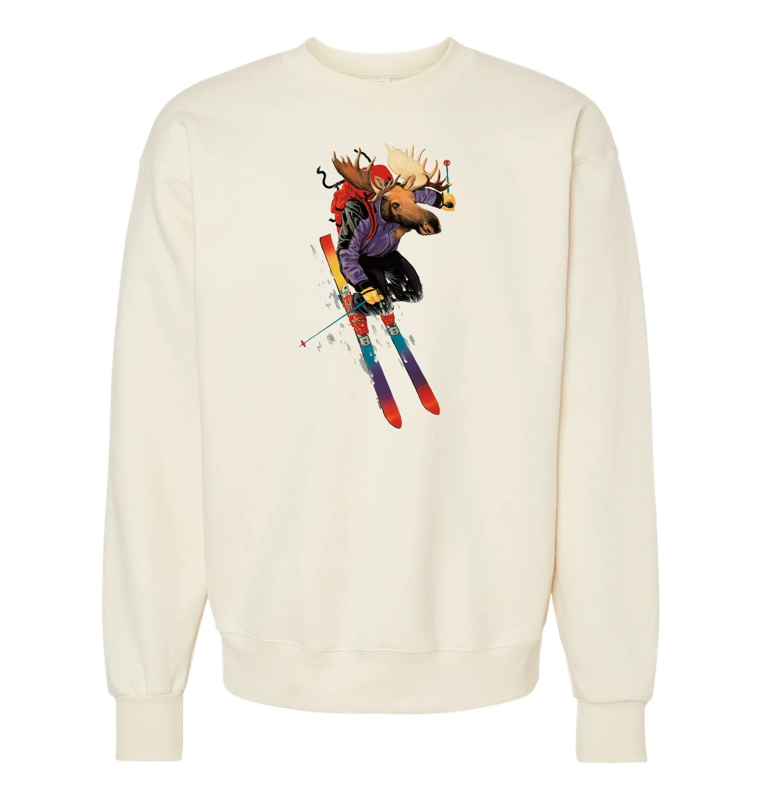 Skiing Moose - Image 3