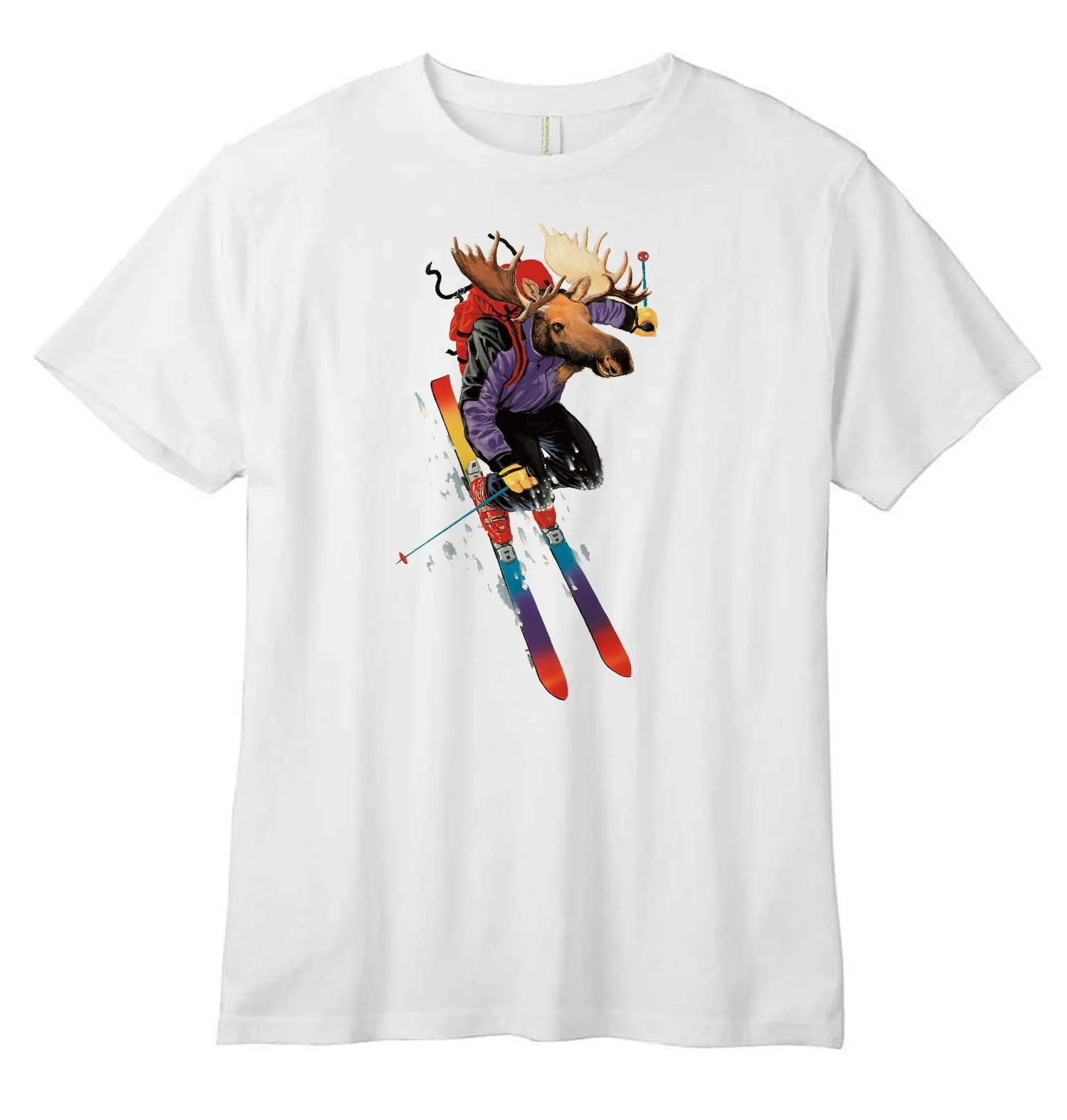 Skiing Moose - Image 4
